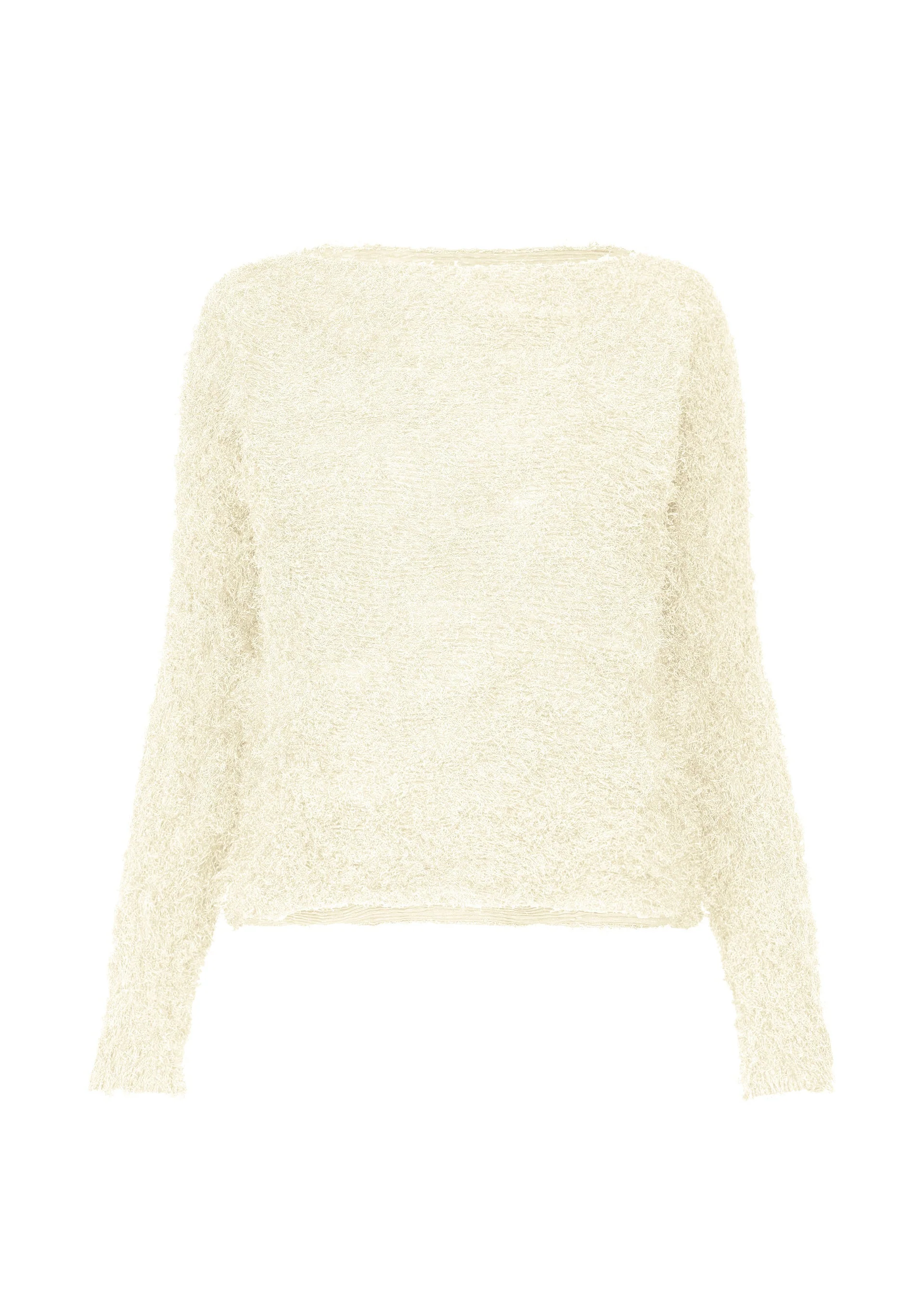 SHIFTED FUZZY PLEATS