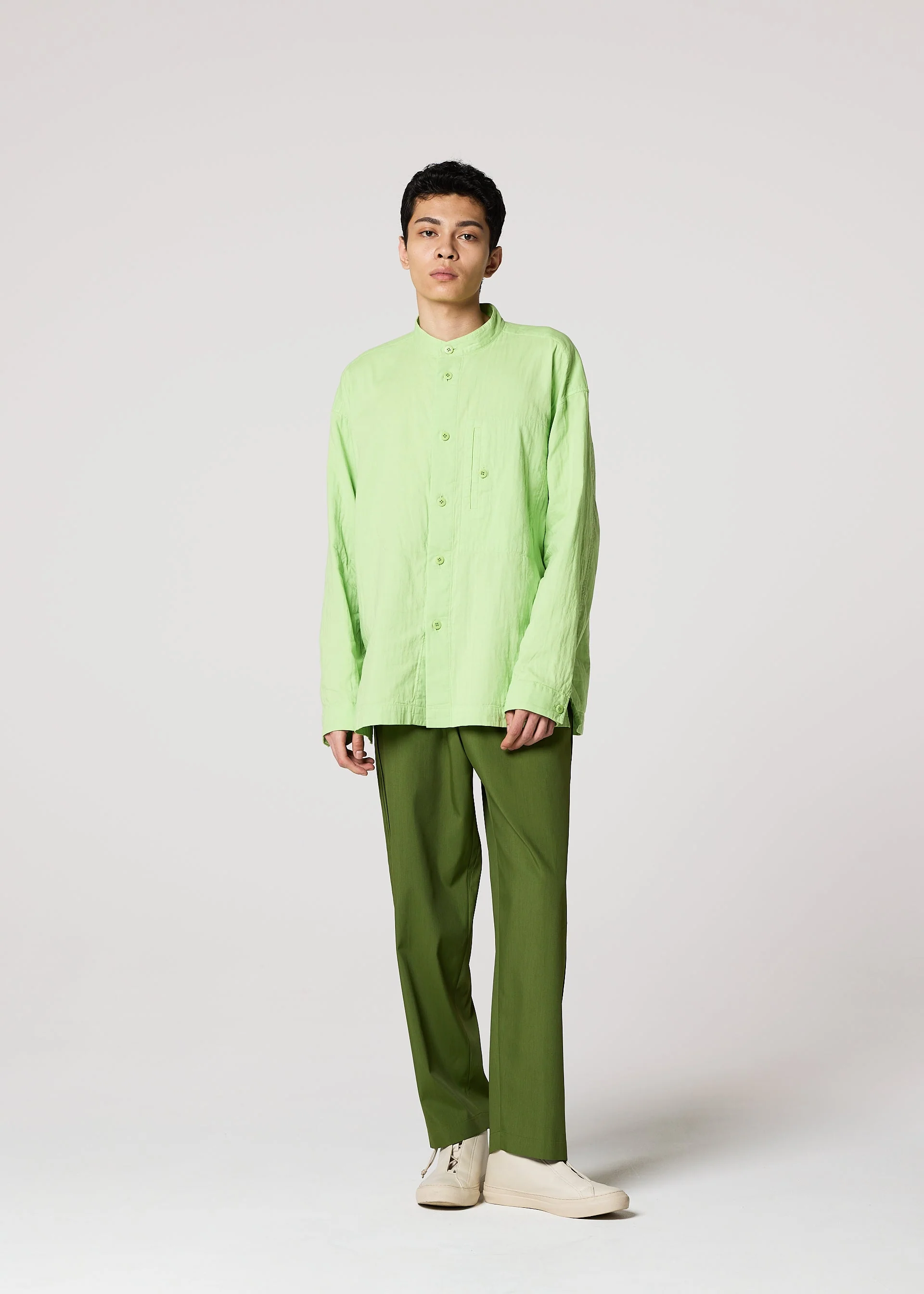 DOUBLE FACE COTTON SHIRT - Image 7